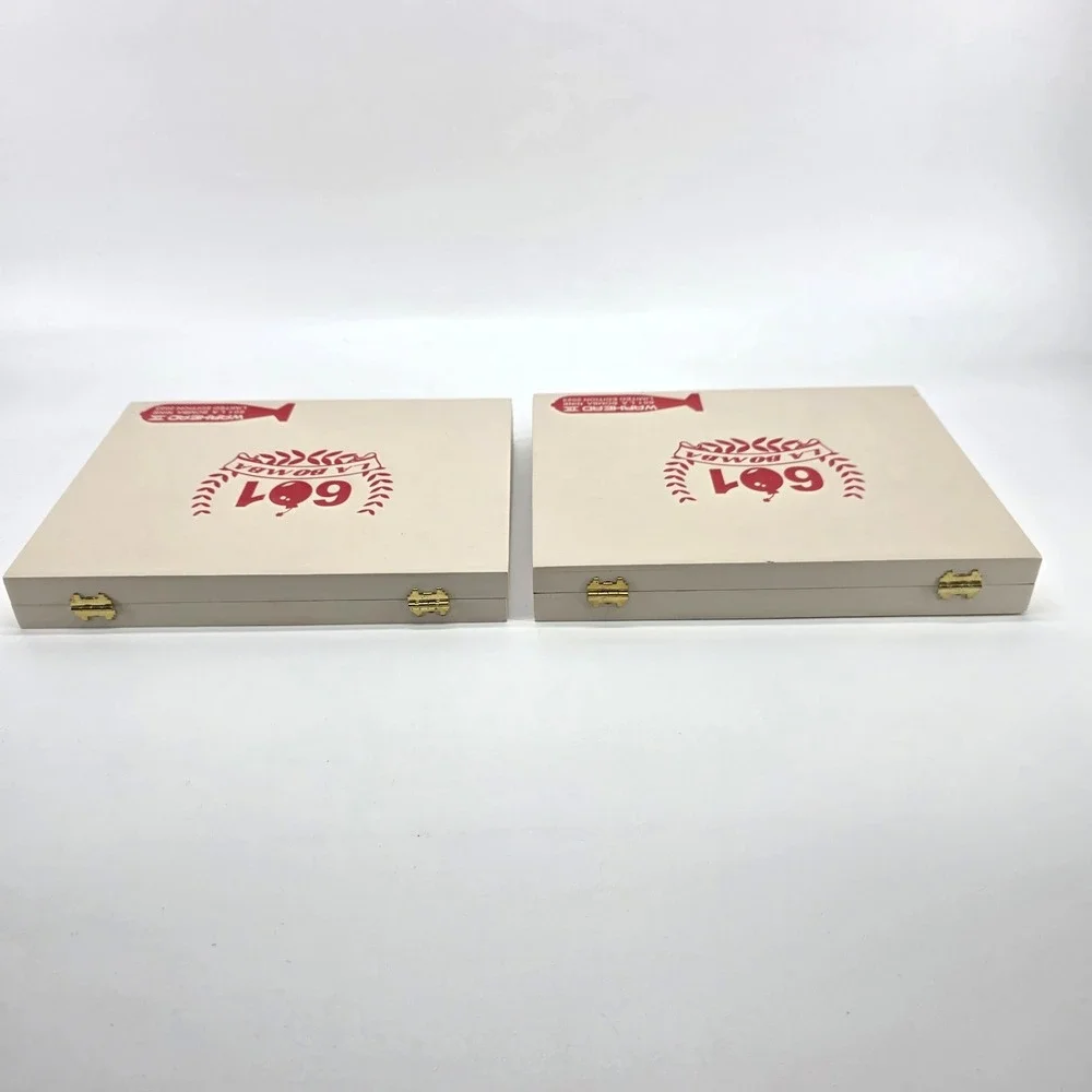 Lot of 2 Espinosa Cigars 601 La Bomba War Head Empty Cigar Boxes Limited Edition